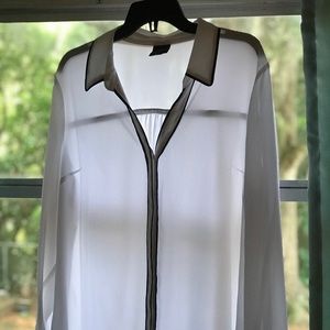 Worthington white blouse